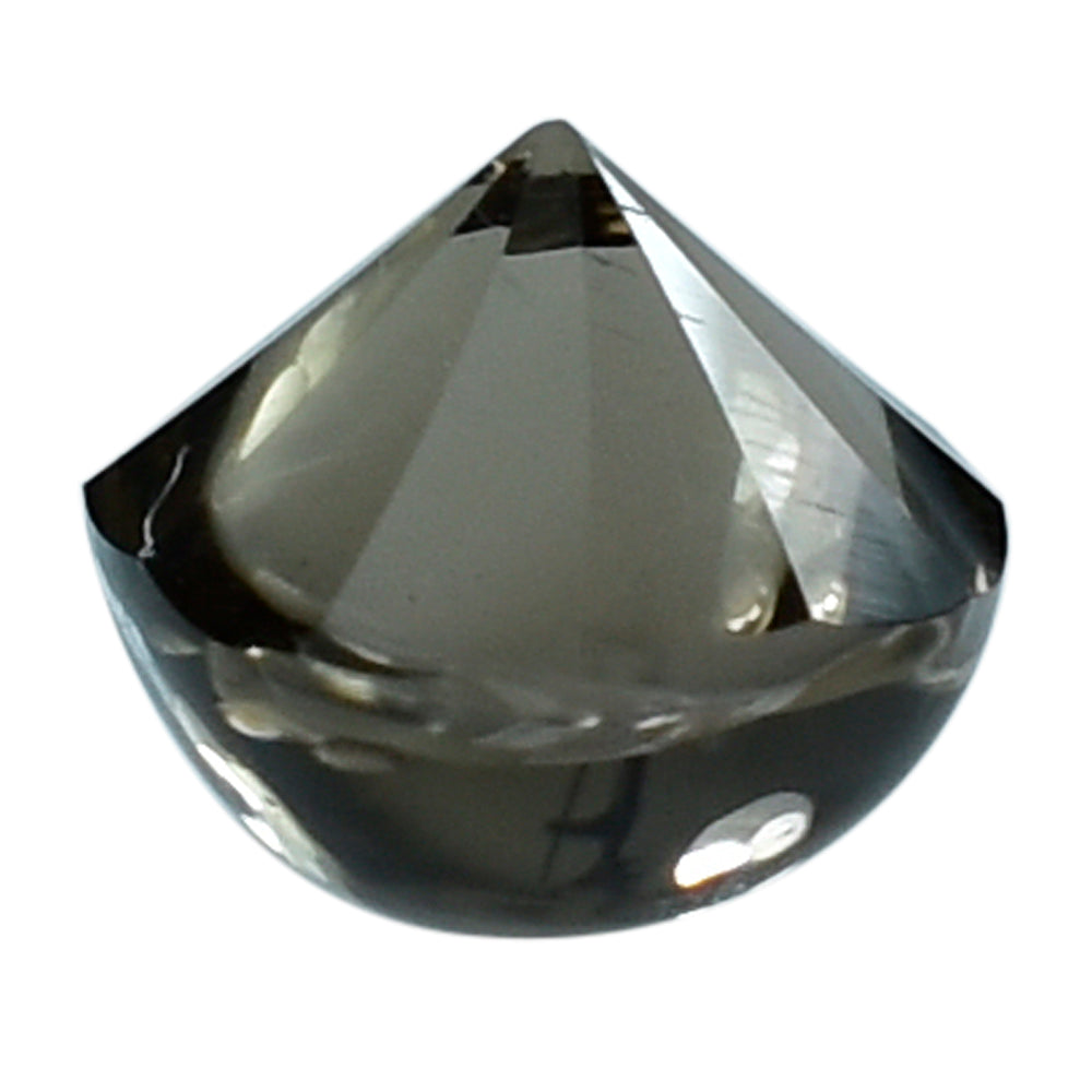 SMOKY QUARTZ BUFFTOP TWISTED CONCAVE CUSHION (MEDIUM) 6MM 1.10 Cts.