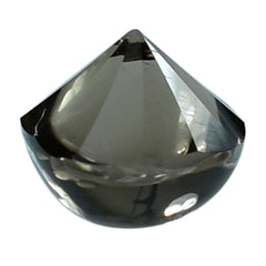 SMOKY QUARTZ BUFFTOP TWISTED CONCAVE CUSHION (MEDIUM) 6MM 1.10 Cts.
