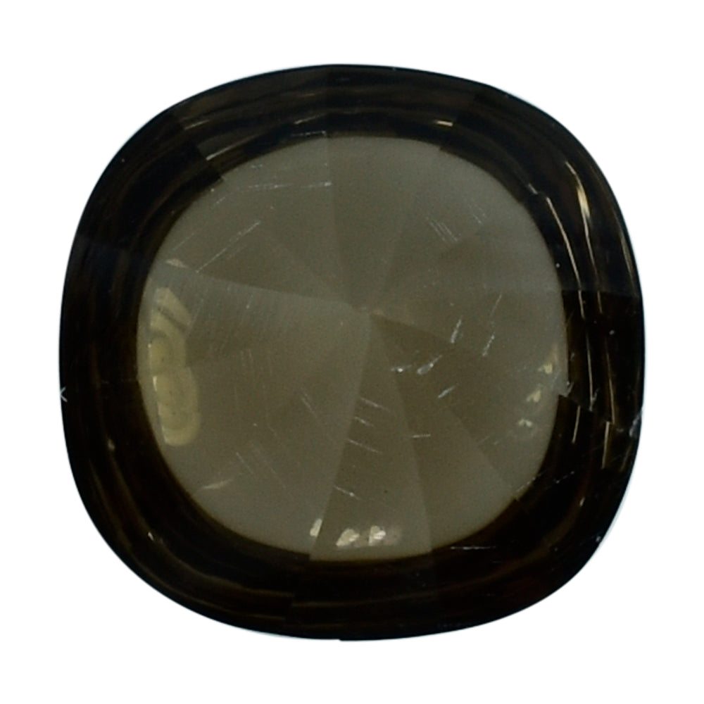 SMOKY QUARTZ BUFFTOP TWISTED CONCAVE CUSHION (MEDIUM) 6MM 1.10 Cts.