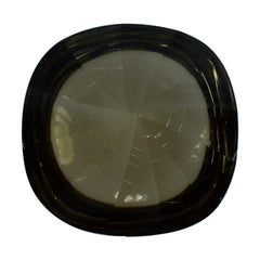 SMOKY QUARTZ BUFFTOP TWISTED CONCAVE CUSHION (MEDIUM) 6MM 1.10 Cts.