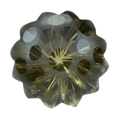 SMOKY QUARTZ UMBRELLA ROUND (DES#127) (MEDIUM) 14MM 10.04 Cts.