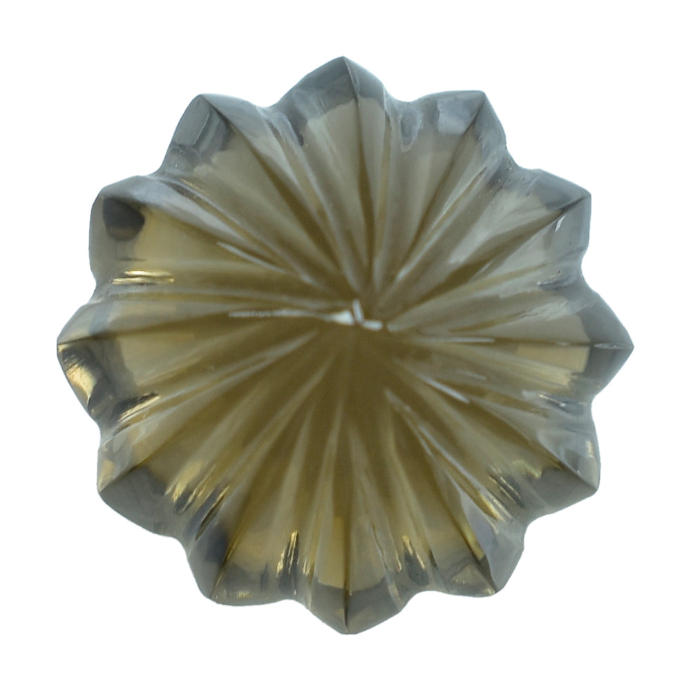 SMOKY QUARTZ UMBRELLA ROUND (DES#127) (MEDIUM) 14MM 10.04 Cts.