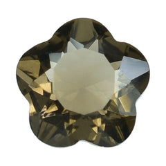 SMOKY QUARTZ CUT FLOWER 5 LEAF (MEDIUM) 6MM (THICKNESS:-3.60-4.00MM) 0.80 Cts.
