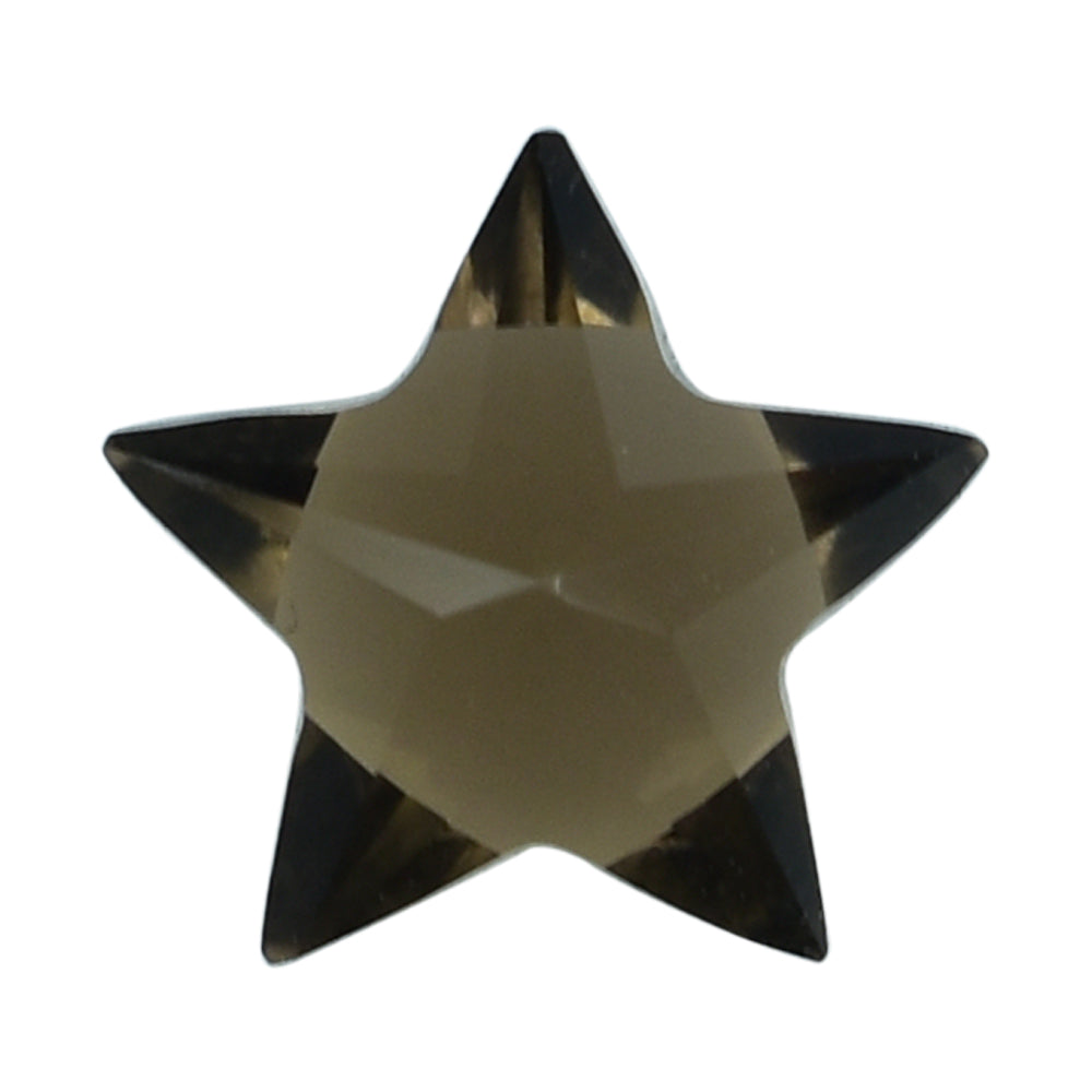 SMOKY QUARTZ CUT STAR (MEDIUM) 8MM (THICKNESS:-5.20-5.60MM) 1.51 Cts.