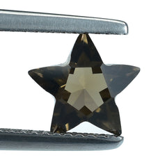 SMOKY QUARTZ CUT STAR (MEDIUM) 8MM (THICKNESS:-5.20-5.60MM) 1.51 Cts.