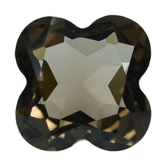 SMOKY QUARTZ CUT CLOVER (MEDIUM) 6MM (THICKNESS:-3.60-4.00MM) 0.94 Cts.