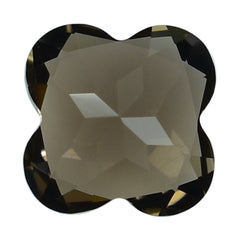 SMOKY QUARTZ CUT CLOVER (MEDIUM) 6MM (THICKNESS:-3.60-4.00MM) 0.94 Cts.