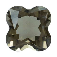 SMOKY QUARTZ CUT CLOVER (MEDIUM) 4MM (THICKNESS:-3.00-3.40MM) 0.36 Cts.