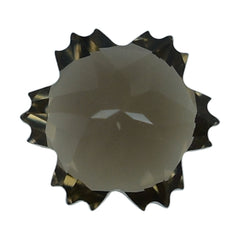 SMOKY QUARTZ CUT SNOWFLAKE SHAPE (MEDIUM) 6MM (THICKNESS:-4.50MM) 0.92 Cts.