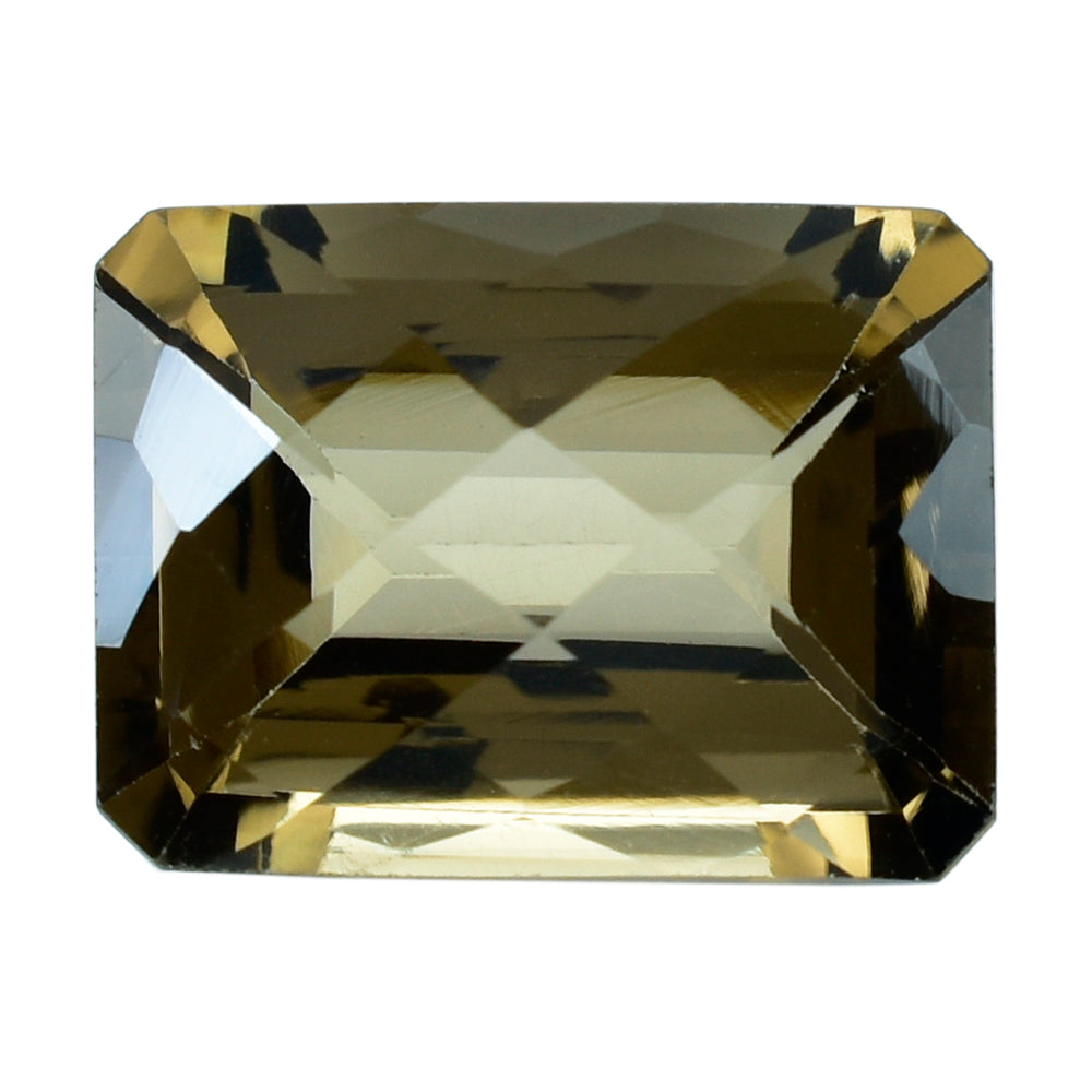 SMOKY QUARTZ CHECKER CUT OCTAGON 16X12MM 11.85 Cts.
