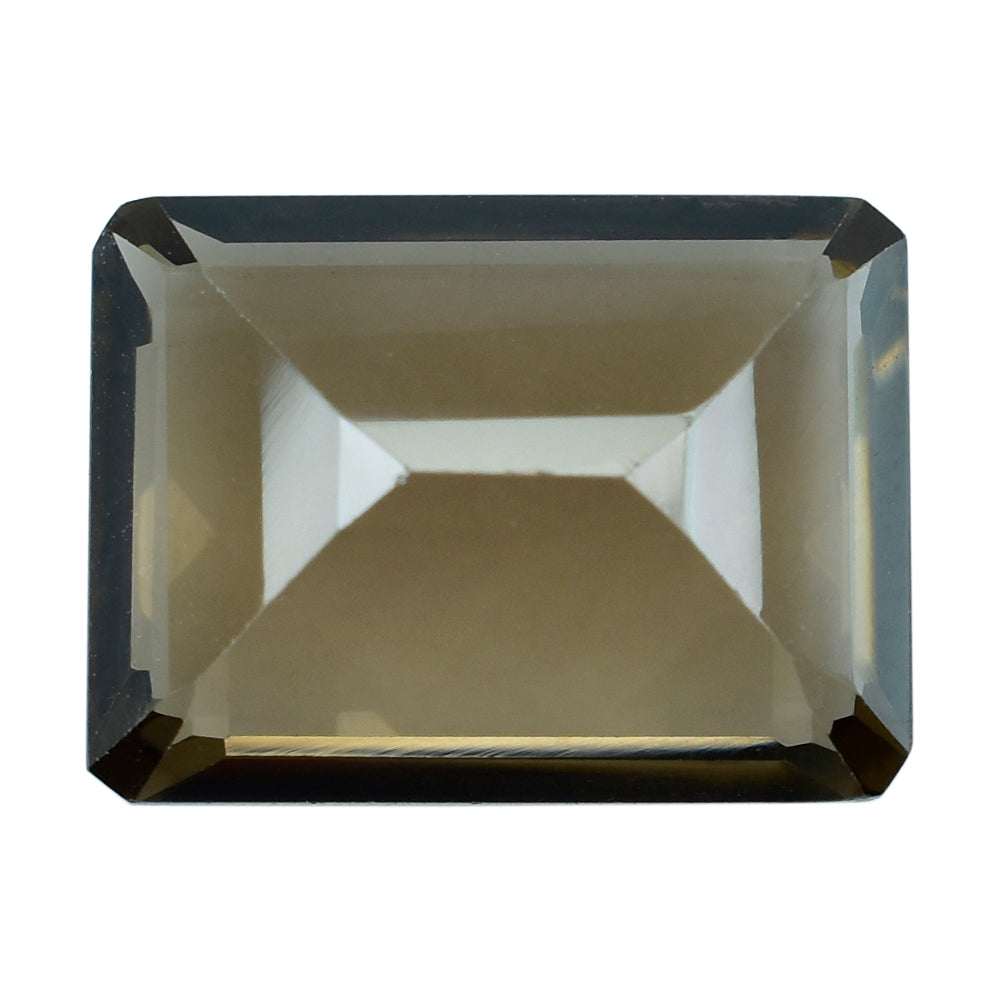 SMOKY QUARTZ CUT OCTAGON 16X12MM 10.11 Cts.