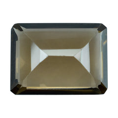 SMOKY QUARTZ CUT OCTAGON 16X12MM 10.11 Cts.