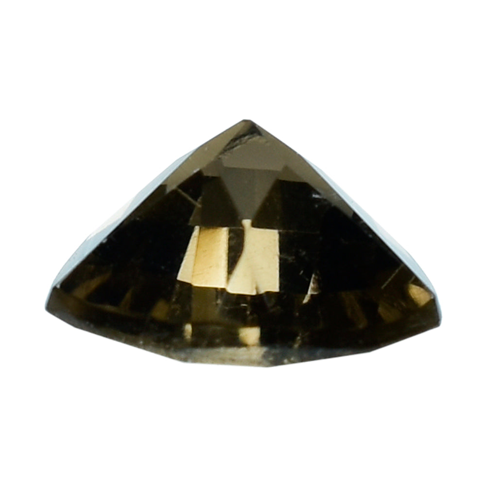 SMOKY QUARTZ CHECKER CUT TRILLION 10MM 2.60 Cts.