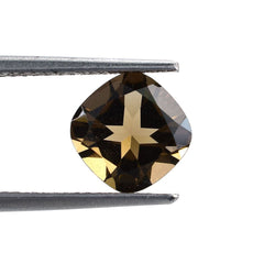 SMOKY QUARTZ CUT CUSHION (MEDIUM/CLEAN) 8X8MM 1.89 Cts.