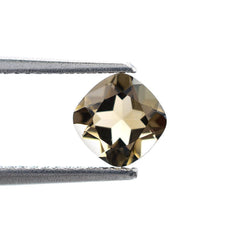 SMOKY QUARTZ CUT CUSHION (LITE/CLEAN) 6X6MM 0.83 Cts.