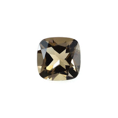SMOKY QUARTZ CUT CUSHION (LITE) 6X6MM 0.82 Cts.