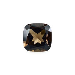 SMOKY QUARTZ CUT CUSHION (DARK) 6X6MM 0.97 Cts.