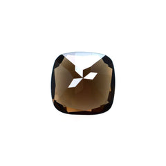 SMOKY QUARTZ CUT CUSHION (DARK) 6X6MM 0.97 Cts.