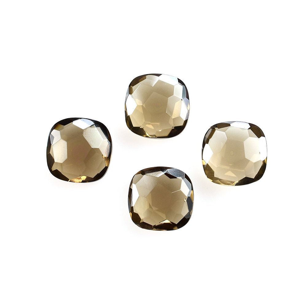 SMOKY QUARTZ FOOTBALL CUT CUSHION (MEDIUM) 8X8MM 1.73 Cts.
