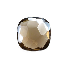SMOKY QUARTZ FOOTBALL CUT CUSHION (DARK) 8X8MM 1.73 Cts.