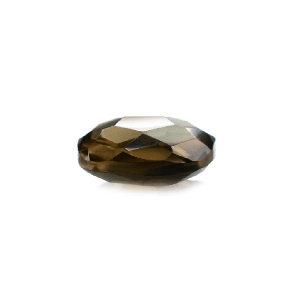 SMOKY QUARTZ FOOTBALL CUT CUSHION (DARK) 8X8MM 1.73 Cts.
