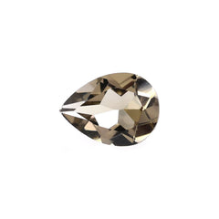 SMOKY QUARTZ CUT PEAR (LITE) 8X6MM 0.96 Cts.