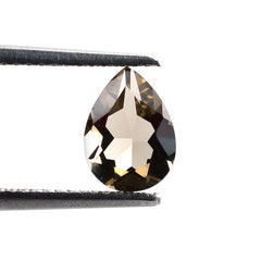 SMOKY QUARTZ CUT PEAR (LITE) 8X6MM 0.96 Cts.