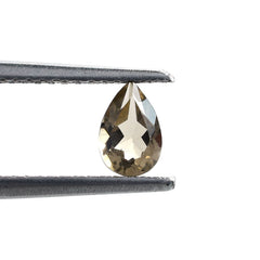 SMOKY QUARTZ CUT PEAR (LITE/CLEAN) 5.70X3.70MM 0.33 Cts.
