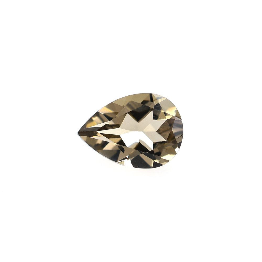 SMOKY QUARTZ CUT PEAR (LITE/CLEAN) 7X5MM 0.70 Cts.
