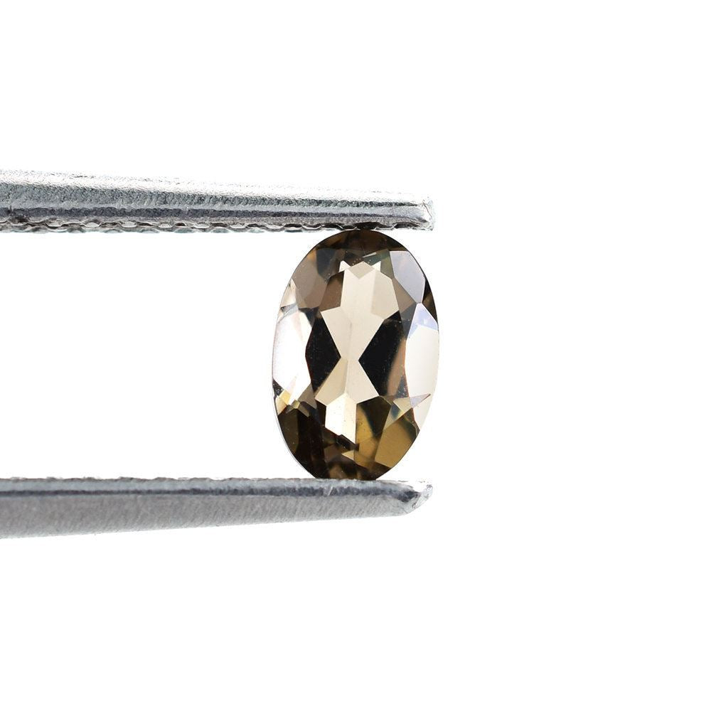 SMOKY QUARTZ CUT OVAL (MEDIUM/CLEAN) 5.70X3.70MM 0.32 Cts.