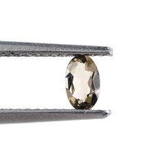 SMOKY QUARTZ CUT OVAL (LITE/CLEAN) 5X3MM 0.23 Cts.