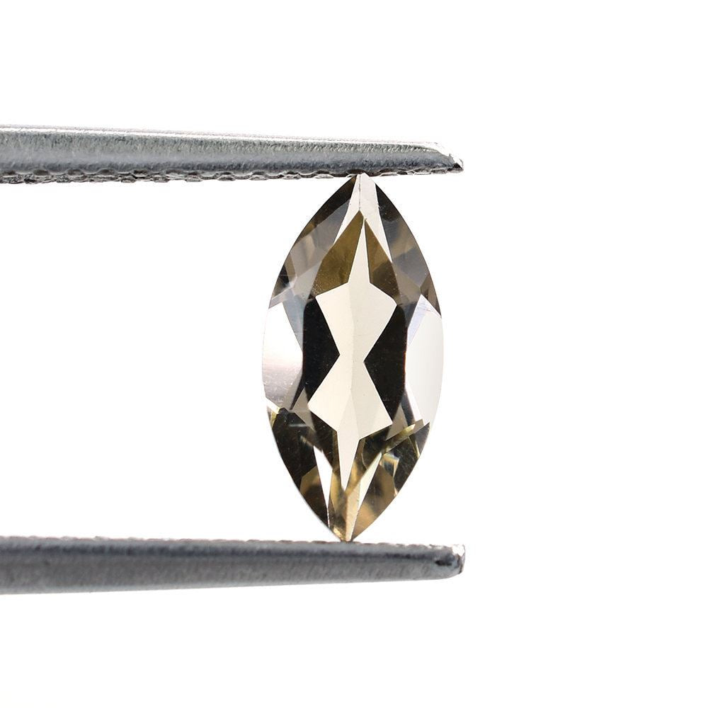 SMOKY QUARTZ CUT MARQUISE (LITE/CLEAN) 9X4MM 0.67 Cts.