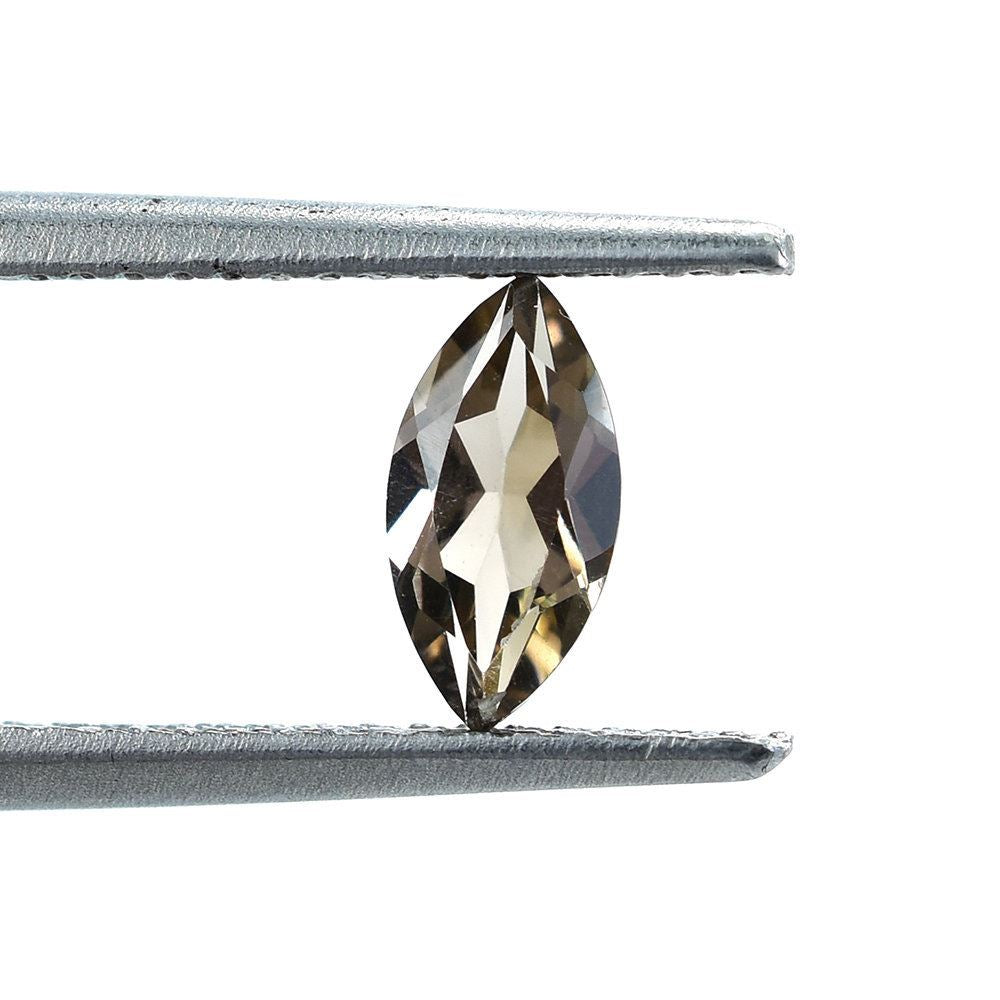 SMOKY QUARTZ CUT MARQUISE (LITE/CLEAN) 7.70X3.70MM 0.45 Cts.