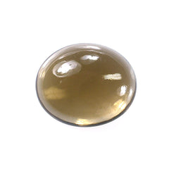 SMOKY QUARTZ PLAIN OVAL CAB 12X10MM 4.06 Cts.