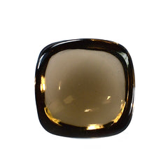 SMOKY QUARTZ PLAIN CUSHION CAB 12MM 7.42 Cts.