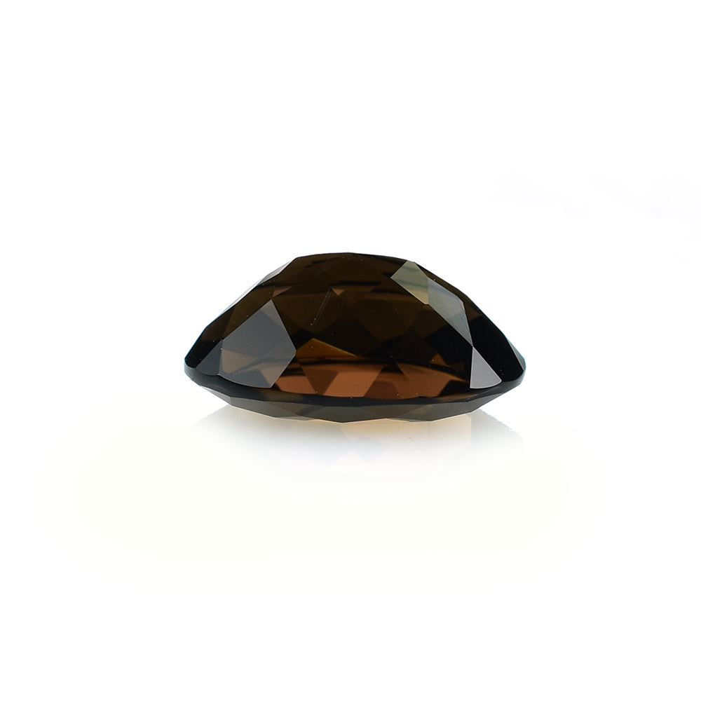 SMOKY QUARTZ CUT OVAL (DARK/CELAN) 14X10MM 5.10 Cts.