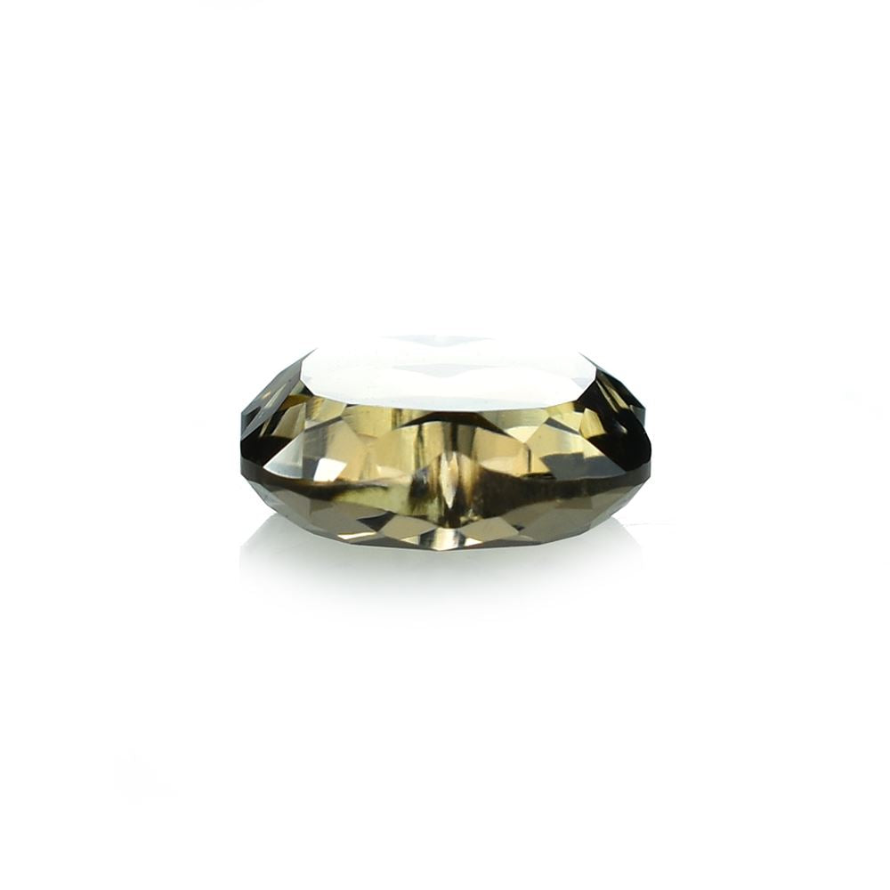 SMOKY QUARTZ BOTH SIDE TABLE CUT FLOWER (LITE) 8.00X8.00 MM 1.85 Cts.