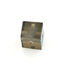 SMOKY QUARTZ PLAIN CUBE (H/D-2.00MM)(MEDIUM)(CLEAN) 10.00X10.00 MM 12.24 Cts.
