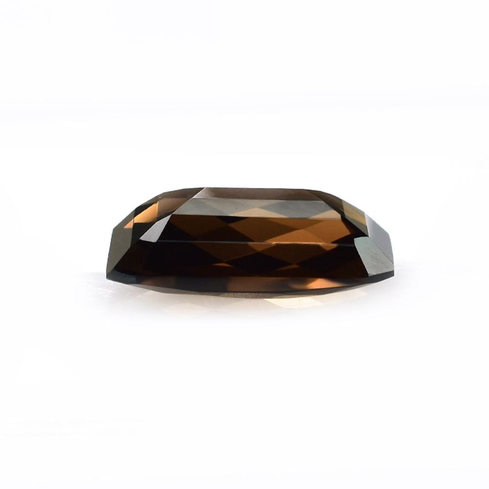 SMOKY QUARTZ CHECKER TOP OCTAGON (DARK)(CLEAN) 19.00X15.30 MM 14.76 Cts.