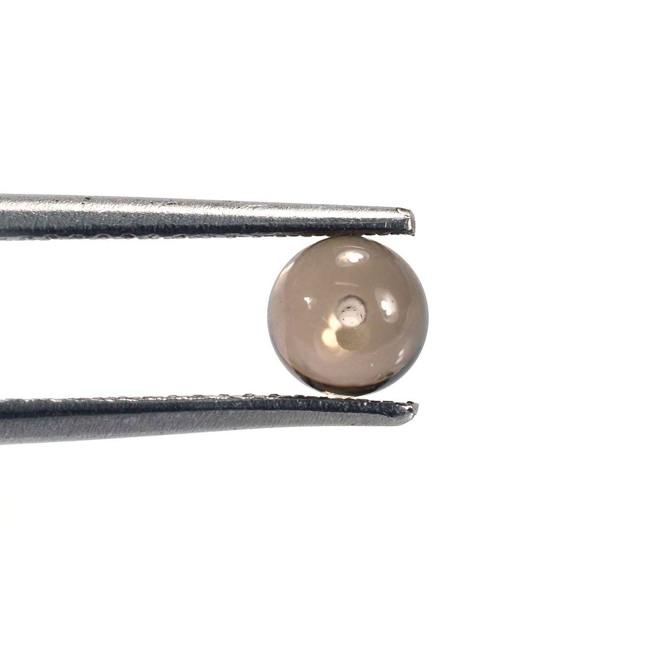 SMOKY QUARTZ PLAIN ROUND BALL (LIGHT)(CLEAN)(H/D_0.75) 5.00X5.00 MM 1.01 Cts.