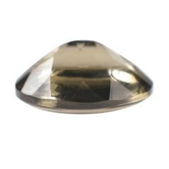 SMOKY QUARTZ BUFFTOP OVAL 12X10MM 4.20 Cts.