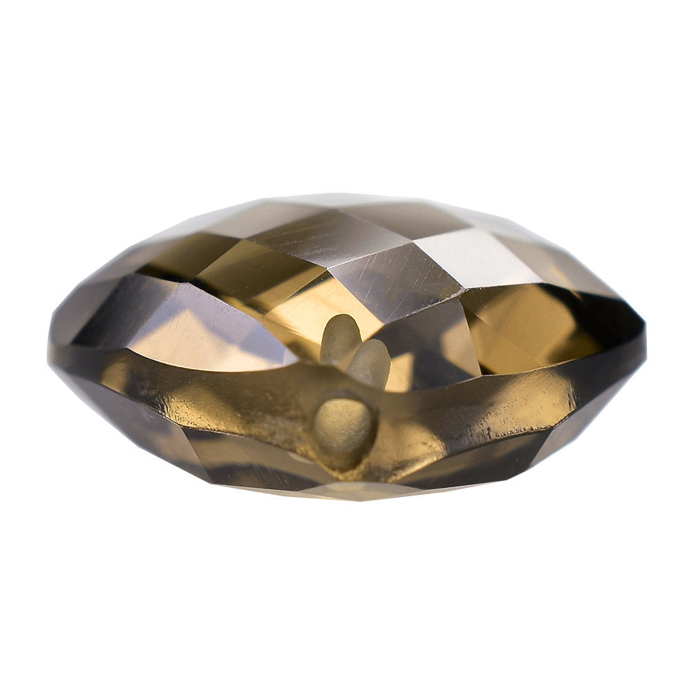SMOKY QUARTZ BRIOLETTE CUSHION WITH HALF DRILL AT CORNER 10MM 3.91 Cts.