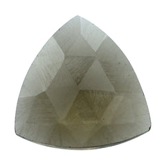 SMOKY QUARTZ ROSE CUT BRIOLETTE TRILLION 9MM 1.50 Cts.