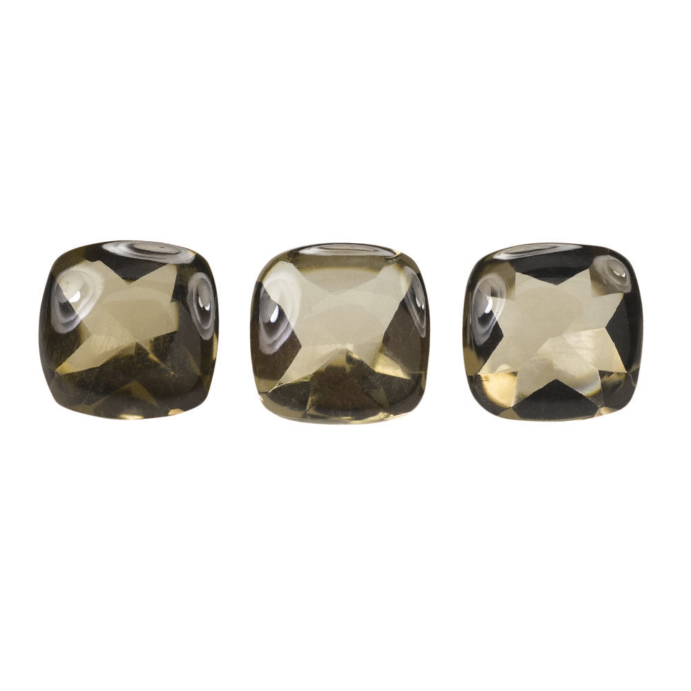 SMOKY QUARTZ BUFFTOP CUSHION 7MM 1.42 Cts.