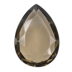 SMOKY QUARTZ CUT PEAR WITH BOTH SIDE TABLE 14X10MM 4.00 Cts.