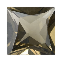 SMOKY QUARTZ PRINCESS CUT SQUARE 7MM 1.51 Cts.