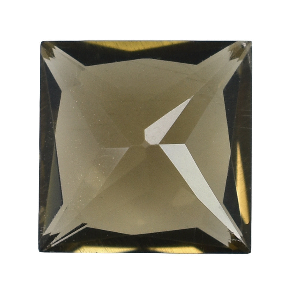 SMOKY QUARTZ PRINCESS CUT SQUARE 7MM 1.51 Cts.