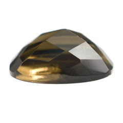 SMOKY QUARTZ CHECKER CUSHION CAB 11X8MM 3.14 Cts.