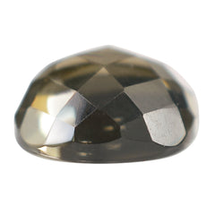 SMOKY QUARTZ CHECKER CUSHION CAB 6MM 0.77 Cts.