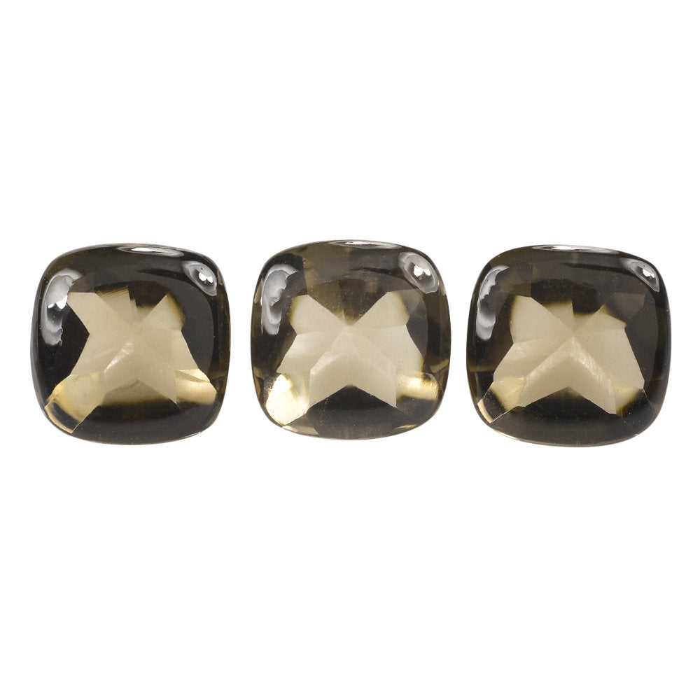 SMOKY QUARTZ BUFFTOP CUSHION 7MM 1.40 Cts.